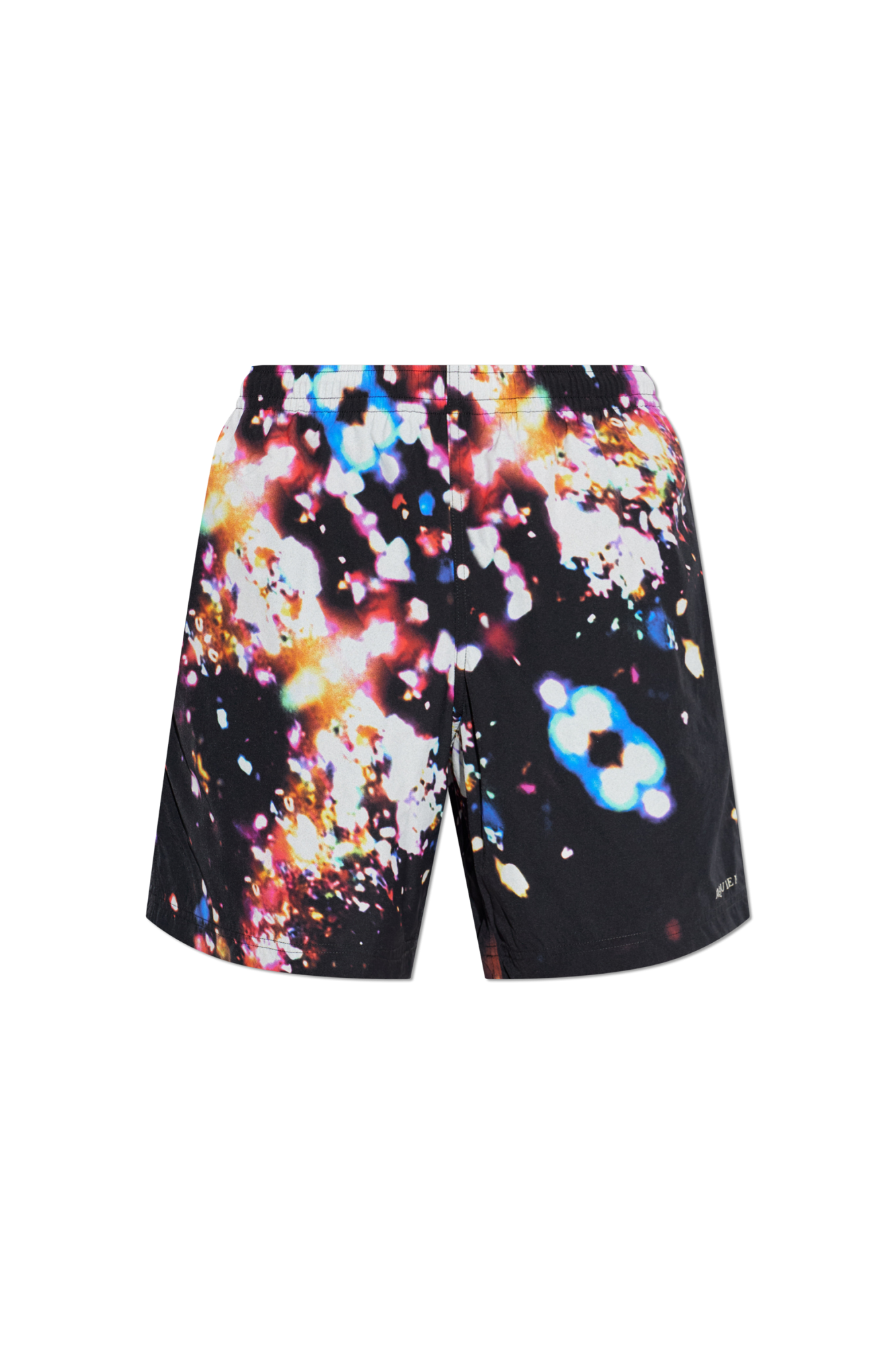 Black Swim shorts with logo Alexander McQueen - Vitkac France